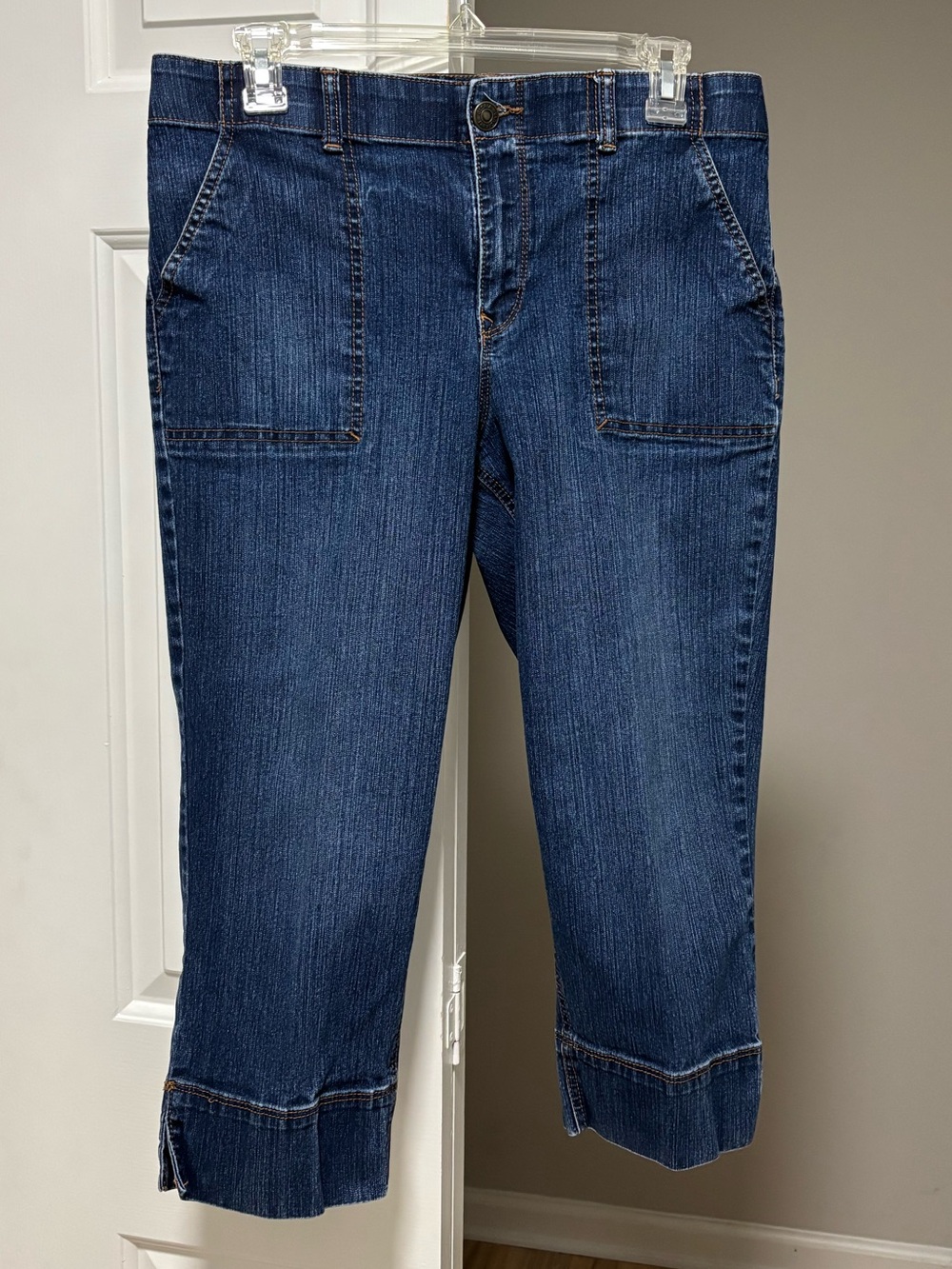 Gloria Vanderbilt Indigo Cropped Ankle Jeans